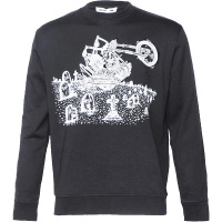 MCQ ALEXANDER MCQUEEN亚历山大麦昆 麦蔻男士套头卫衣长袖T恤棉