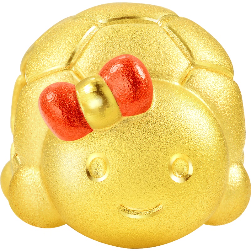 周生生(CHOW SANG SANG)金足金Charme串珠小龟转运珠定价