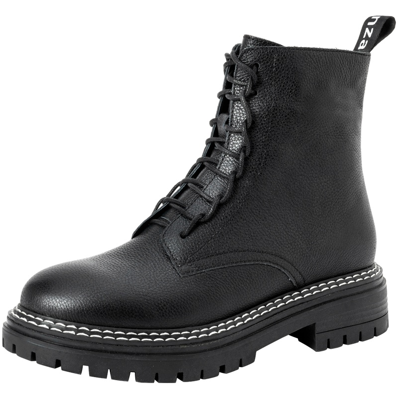 百田森商场同款马丁靴女夏季透气秋季女新款时尚英伦风短靴ins潮