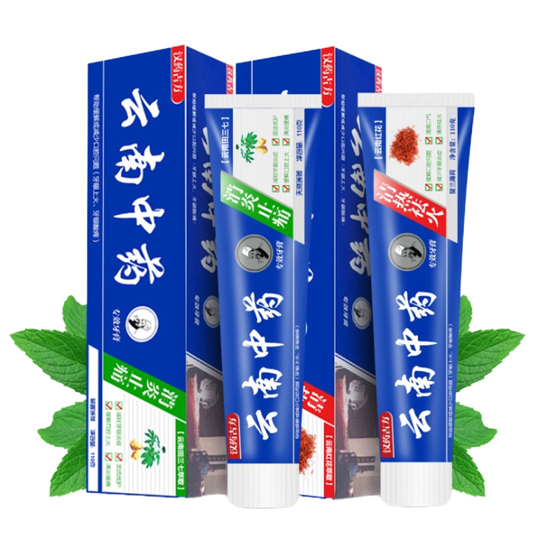 云南中药牙膏110g 牙膏一只装