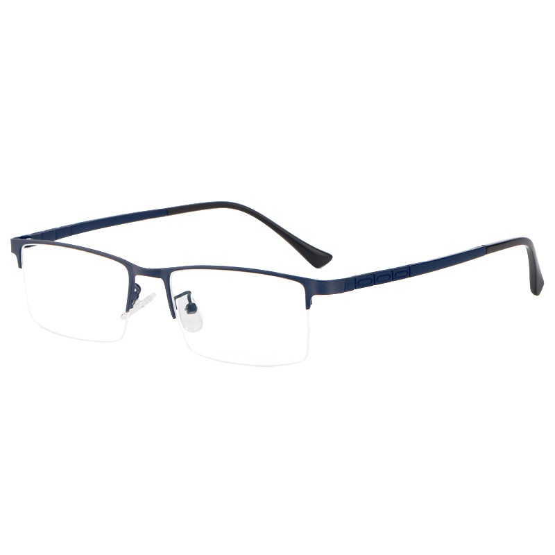 绿瓦SUN TILES近视眼镜男防蓝光半框变色配眼镜成品有度数眼睛架超轻眼镜框6155