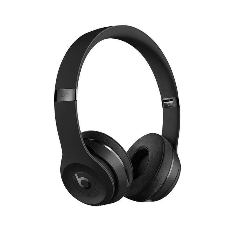 Beats Solo3 Wireless 头戴式 蓝牙无线耳机 手机耳机 游戏耳机 - 黑色 MP582P A/A