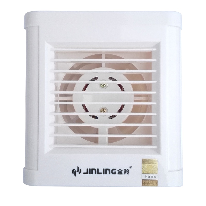 金羚排气扇160mm圆形玻璃窗式卫生间换气扇APC15-2-30(B3)墙壁式6寸厕所小排风扇 安装直径:152~160