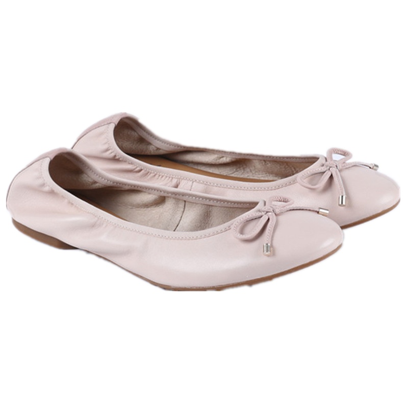 Pretty NANA/联胜美M30303A柔软羊皮平底圆头浅口女鞋