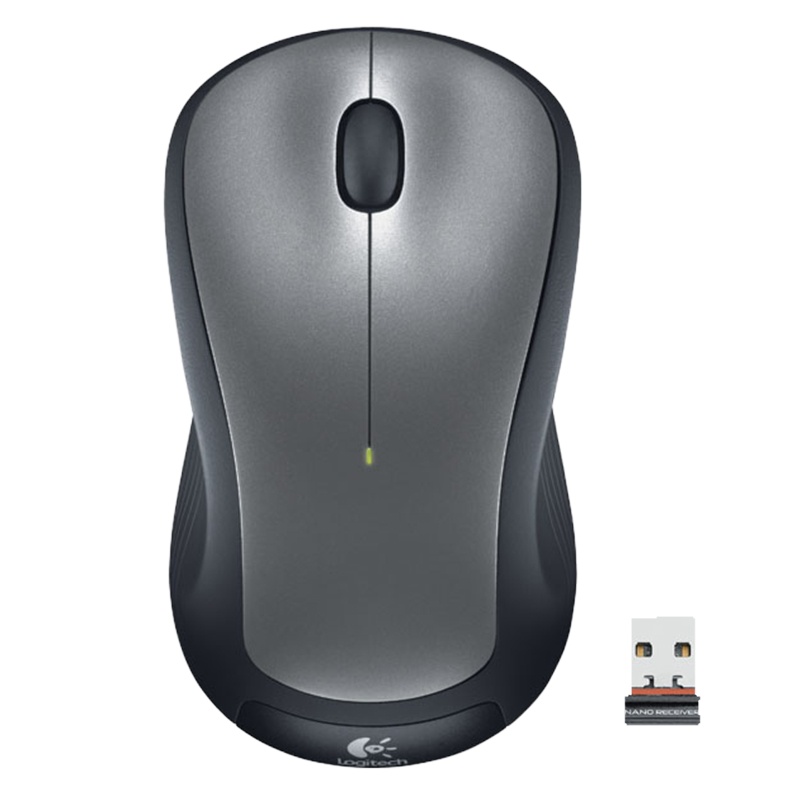 [自营官方旗舰店]罗技M320 鼠标 无线鼠标 办公鼠标 对称鼠标 大手鼠标 带无线2.4G接收器 黑色
