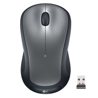 [自营官方旗舰店]罗技M320 鼠标 无线鼠标 办公鼠标 对称鼠标 大手鼠标 带无线2.4G接收器 黑色