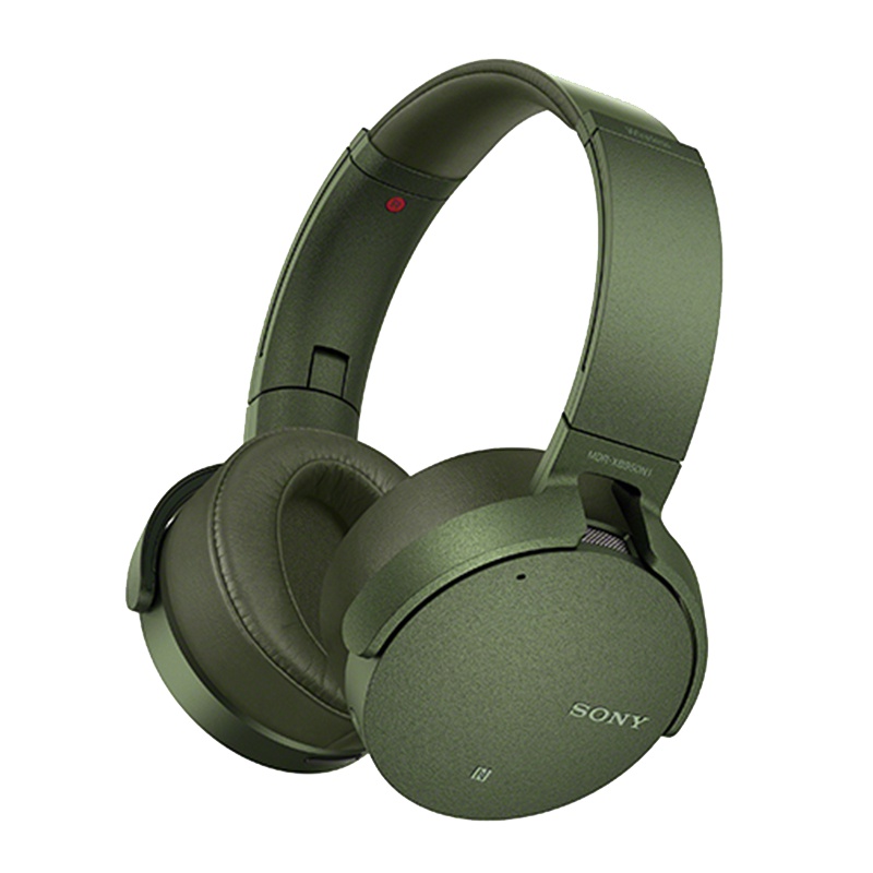 索尼(SONY)无线降噪立体声耳机 MDR-XB950N1(绿色) 头戴式 重低音 无线蓝牙耳机