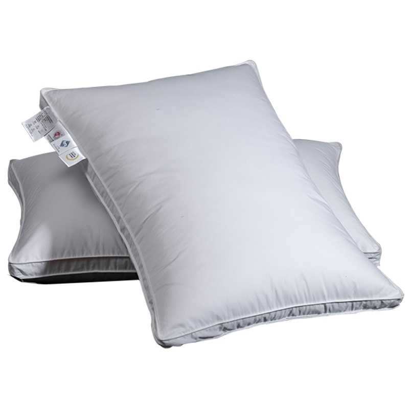 南极人(NanJiren)家纺 95%全棉鹅绒枕头纯棉羽绒枕芯 床上用品五星级酒店枕单人护颈枕