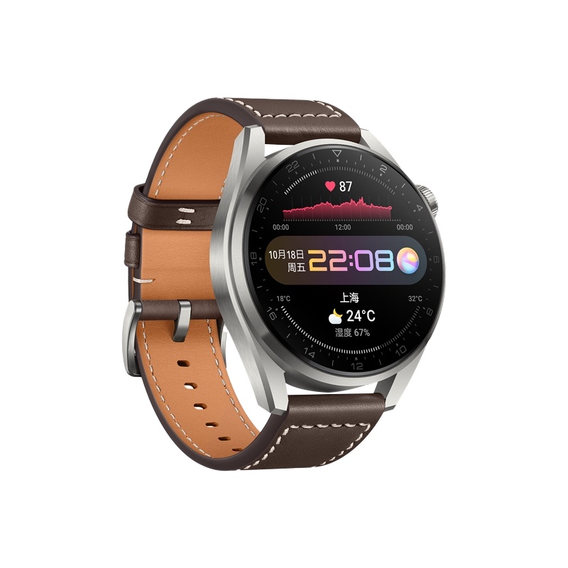 HUAWEI WATCH 3 Pro智能手表 运动智能手表 时尚款 鸿蒙HarmonyOS eSIM独立通话强劲续航心脏与呼吸健康