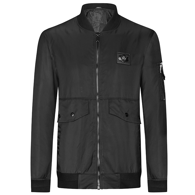 柒牌SEVEN男装时尚休闲棉服棒球领立体口袋装饰男士青年外套