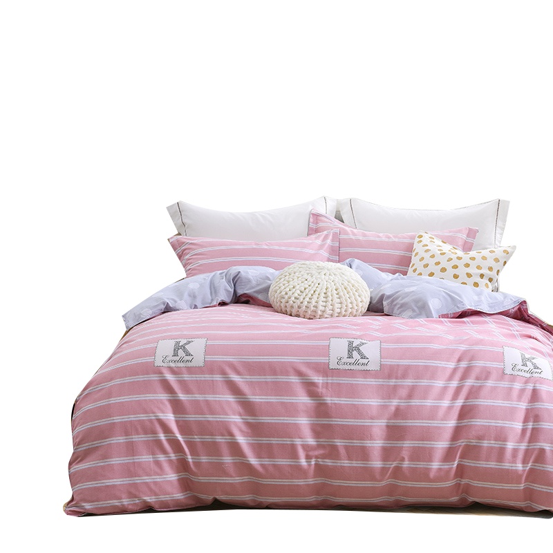 路易卡罗(Louiskellog) 璇之恋四件套时尚风范全棉纯棉床上用品简约北欧网红款 单个价