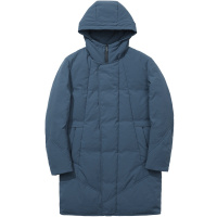 千纸鹤中长款羽绒服潮冬季新款青年休闲连帽保暖外套男60219