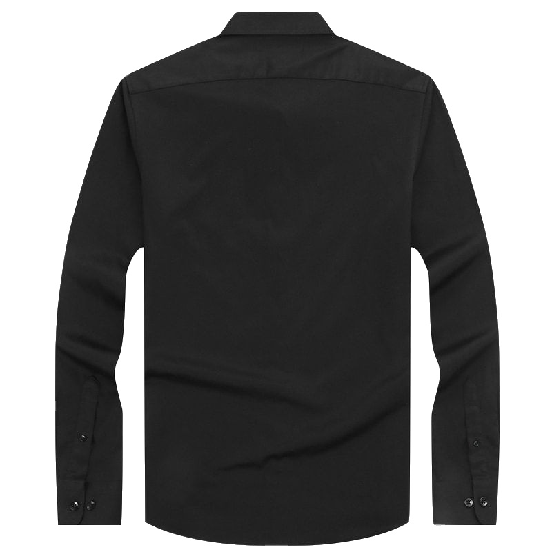 Youngor/雅戈尔秋新品男士商务正装黑色DP免烫长袖衬衫916AFY