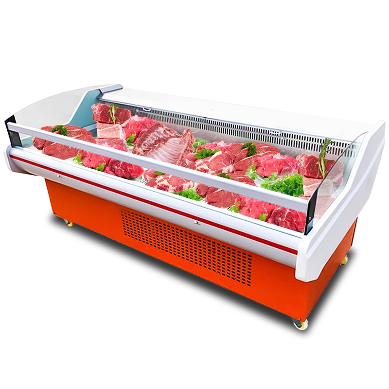 希冷（XILEN）鲜肉柜 商用展示柜猪肉冷藏保鲜柜熟食柜冰箱超市生鲜牛羊肉冷鲜柜冷柜 直冷1.2米