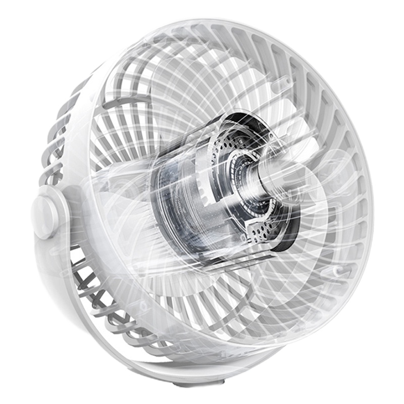 志高(CHIGO) 小风扇 迷你USB可充电学生宿舍随身便携式台夹扇车载电风扇壁挂式床上静音小型台扇 C7-1（A）