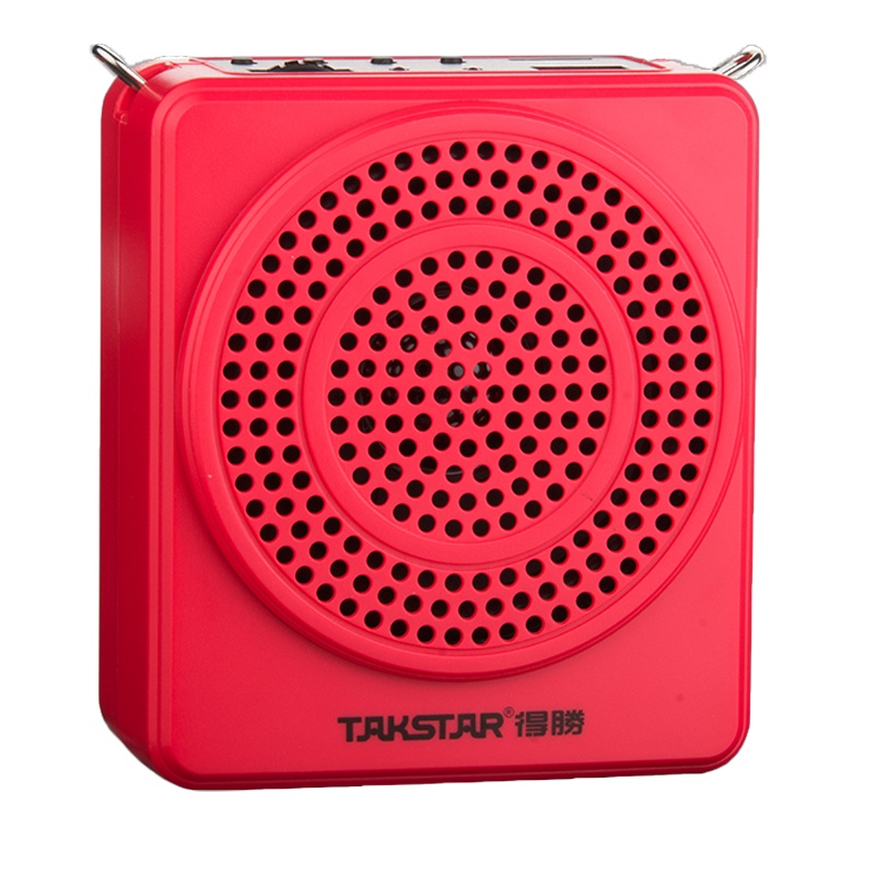 得胜E188 便携式小蜜蜂扩音器 红色 大功率教学专用喇叭扩音器 教师导游摆摊腰挂迷你音响