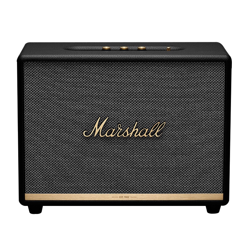 Marshall马歇尔 Woburn 马歇尔马勺旗舰级摇滚重低音HIFI无线蓝牙音箱音响 蓝牙4.0 黑色