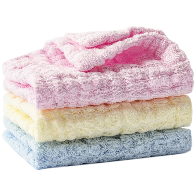 金菁(JINJING)方巾童婴家用纯棉超细纤维柔软吸水亲肤3条装