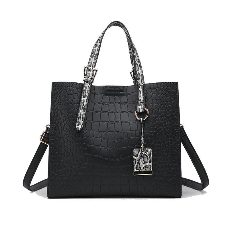 2019新款包包鳄鱼纹女包单肩托特大包女士手提包女包