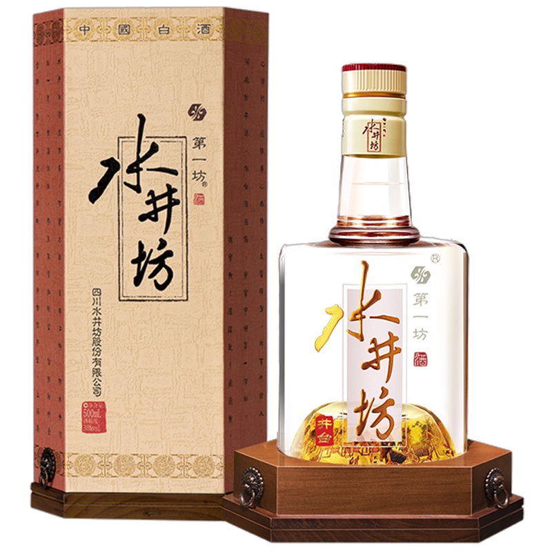 水井坊 井台瓶 38度 500mL单瓶装 浓香型白酒