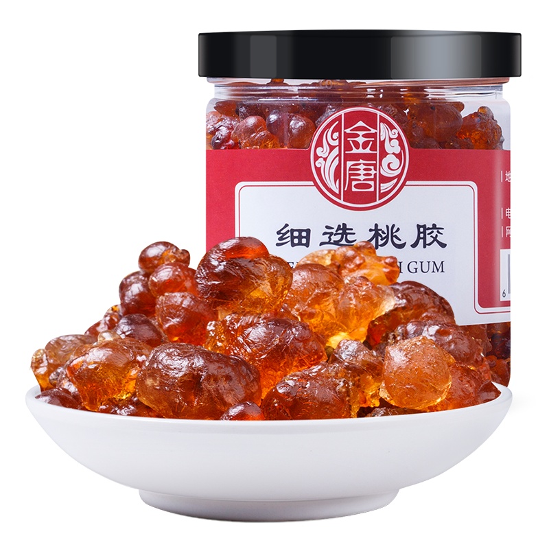 金唐(KTANG) 细选桃胶 桃花泪 150g 晶莹剔透 植物胶质