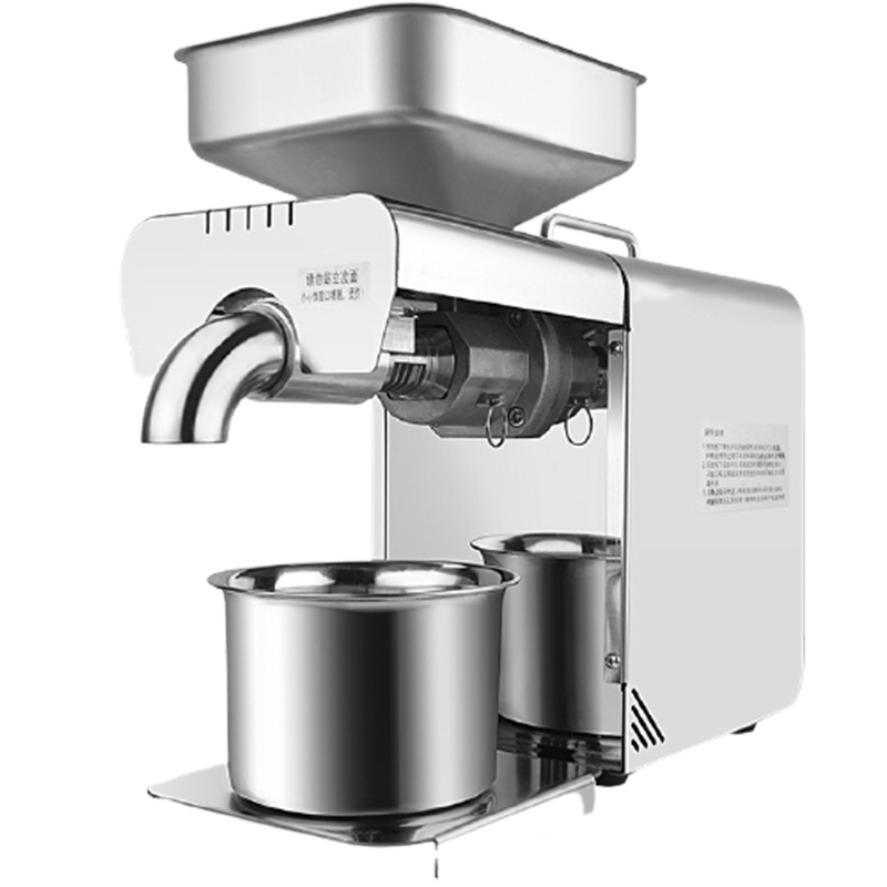 纳丽雅 多功能榨油机家用小型全智能自动温控冷热炸油机商用油坊_显示屏可调温与控温ZY22S(xBW)