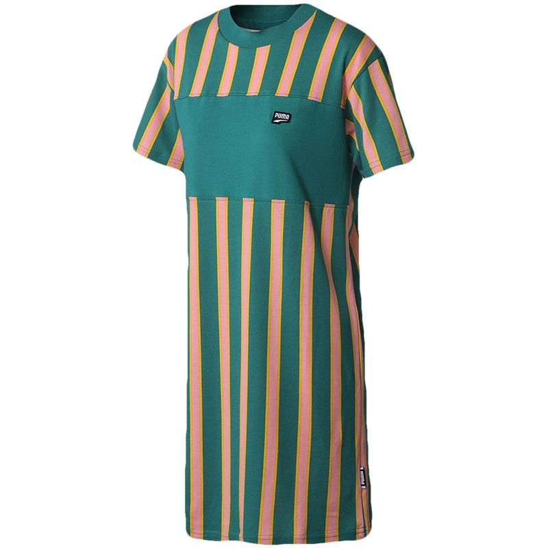 PUMA彪马女装运动服休闲圆领连衣裙596007