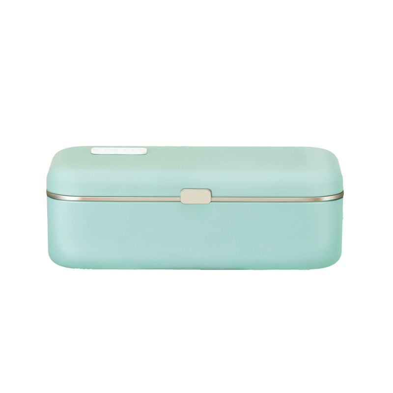 适盒 A4BOX 电加热饭盒 插电保温 上班族电热便携热饭神器便当盒陶瓷内胆800毫升自动恒温功能[绿色标配+送餐具]