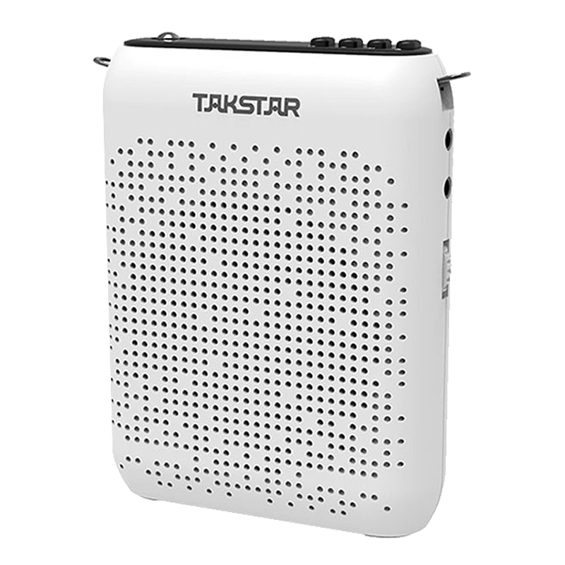 得胜 E220 无线蓝牙小蜜蜂扩音器 白色 上课导游摆摊叫卖扩音播放器 多色可选支持TF卡录音FM收音