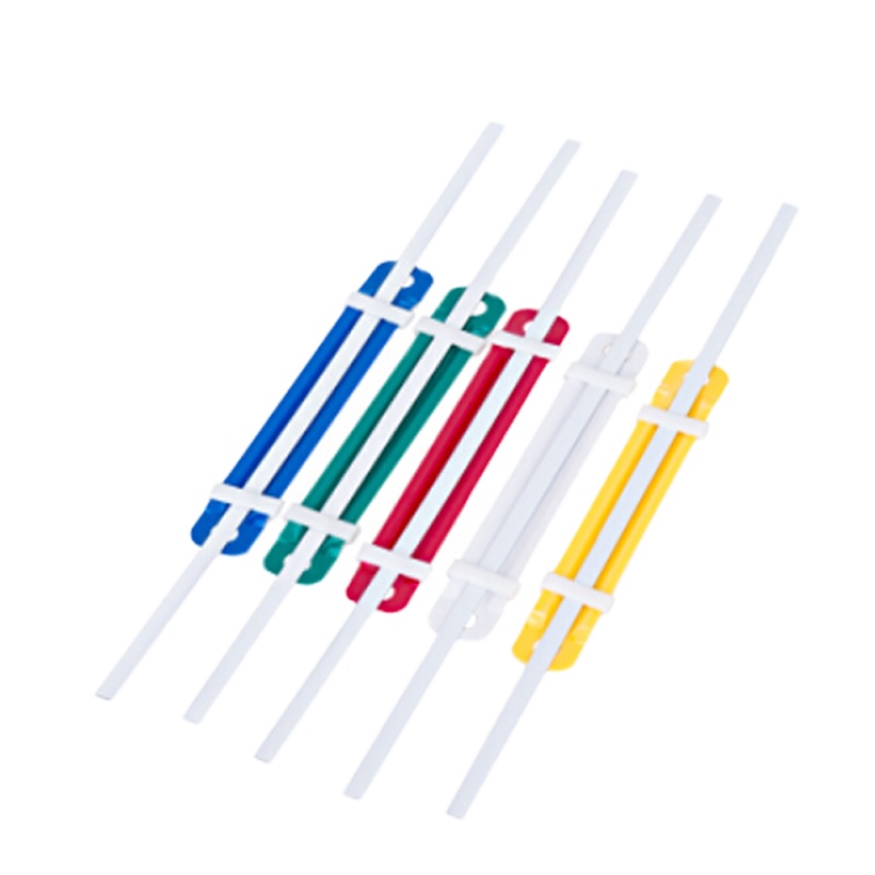 得力（deli） 5548 塑料装订夹 塑料装订扣 原子夹 150G