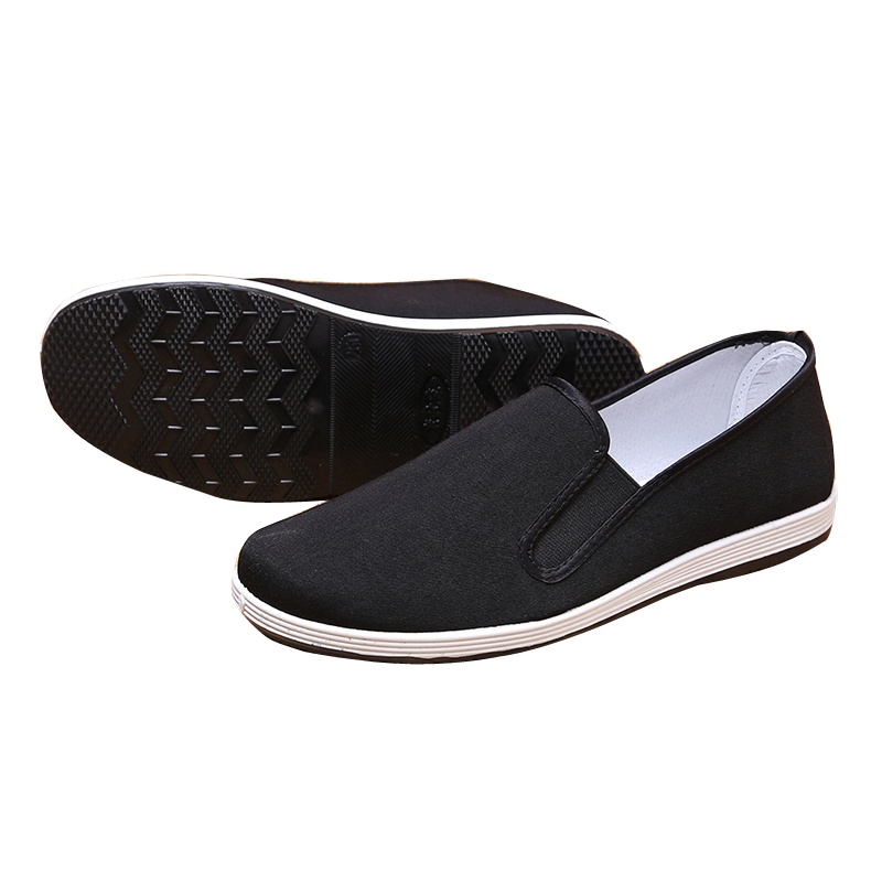 乾裕德厂家直销老北京布鞋35-45码2019年春秋新款单鞋中国功夫鞋民族传统相巾男式千层工艺复古风老爹鞋