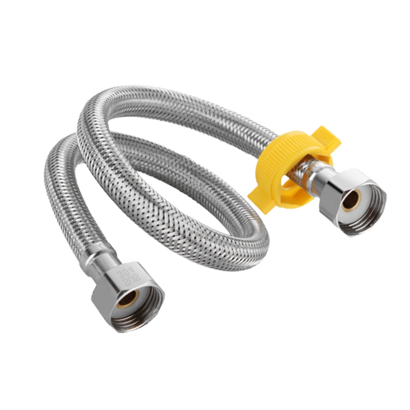 新港泉立新卫浴 金属304不锈钢厨房面盆水龙头 冷热水管软管50公分 加长进水管 91（定制商品）