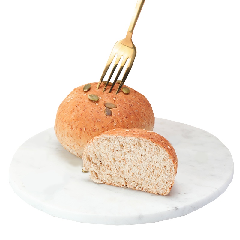 青源堂全麦面包无蔗糖早餐代餐面包饱腹营养手撕糕点食品黑麦味85克*6