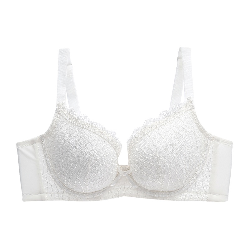 都市丽人时尚舒适薄棉杯U型精美蕾丝女士内衣胸罩聚拢文胸1B9525