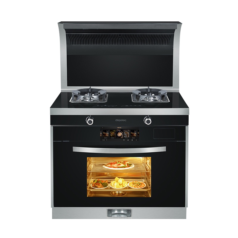 Depelec ZK90-X7E 德普凯信集成灶蒸烤箱一体灶油烟机燃气灶