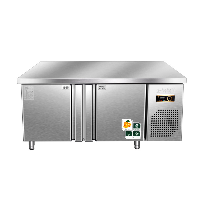 迈玮MW 厨房操作台冰柜 1.2米冷冻冷藏柜商用直冷卧式冷柜冰箱 不锈钢冷冻冷藏工作台 机械控温