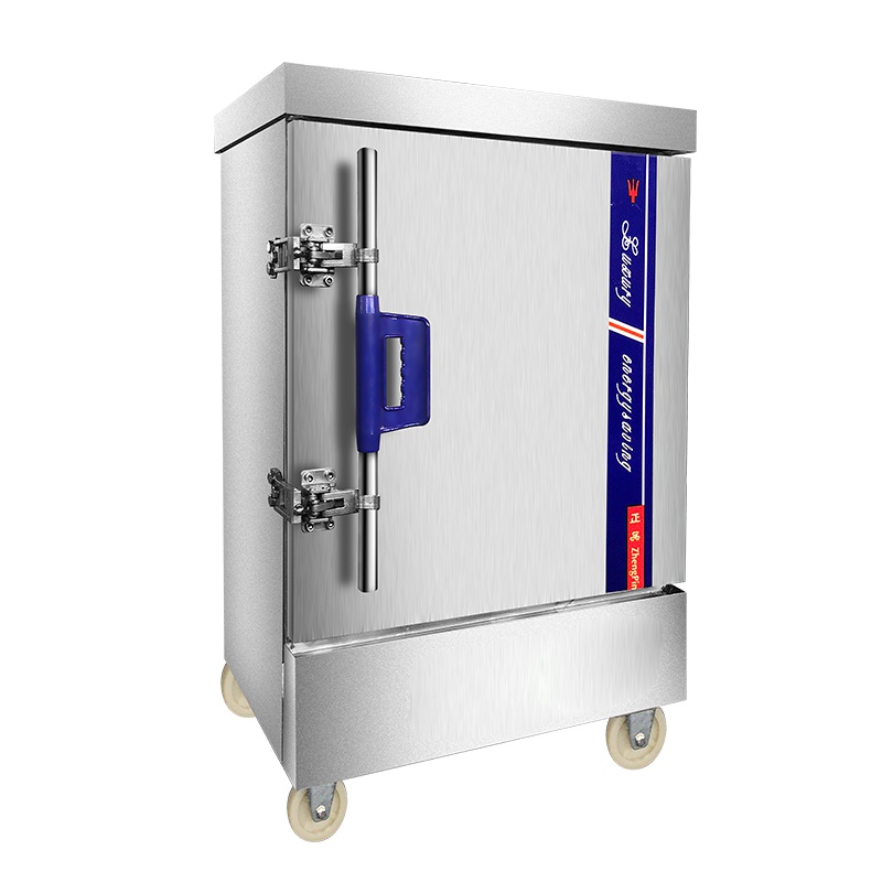 Xnesen喜莱盛24盘电气两用商用蒸饭柜蒸饭车蒸饭机食堂饭堂专用商用厨房电蒸箱