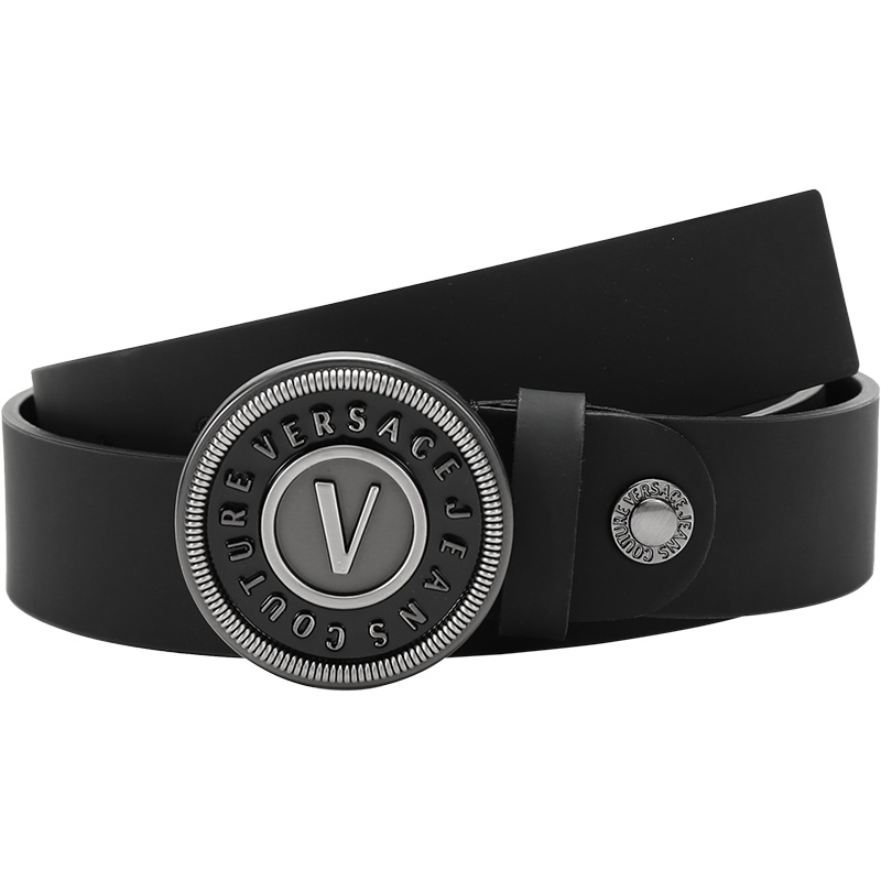 VERSACE JEANS COUTURE 范思哲 男士 PU合成革板扣式腰带 D8YWAF14 71632