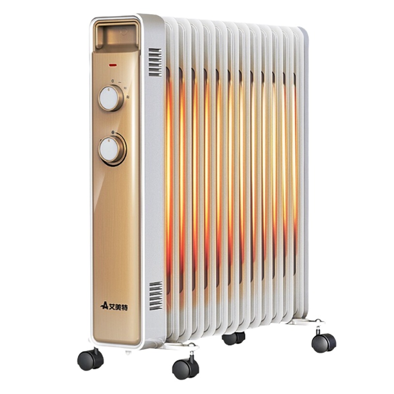 艾美特(Airmate) 油汀家用取暖器 HU1314-W 油汀电热暖气片烤火炉卧室节能速热油丁暖炉 13片