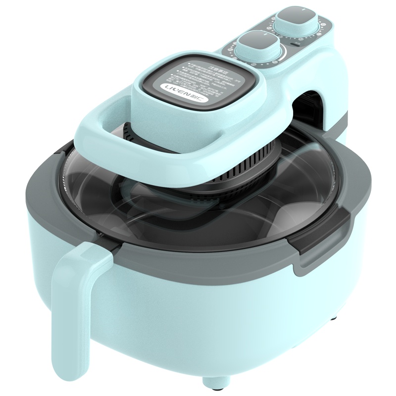 利仁(Liven)空气炸锅家用多功能无油煎炸无烟大容量热空气循环不粘烤架易清洗自动断电KZ-5L