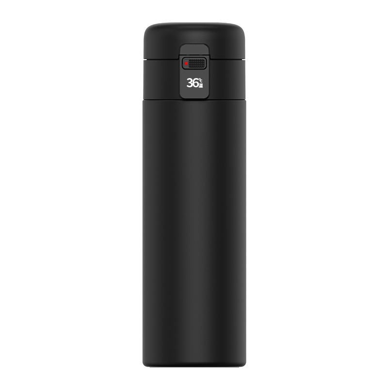 华为智选/HUAWEI HiLink 哈尔斯 智能保温杯450ML 茶水分离水杯子316不锈钢茶杯 黑色