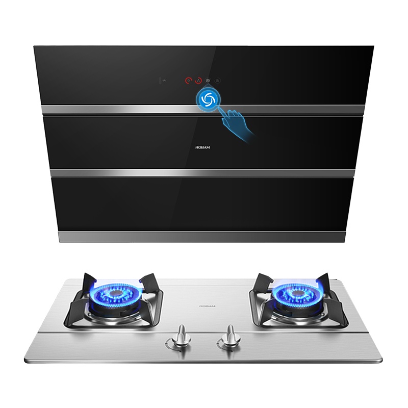 老板(ROBAM)油烟机烟灶套餐20立方抽油烟机侧吸式吸油烟机烟机燃气灶烟灶套装27N0+32G5(液化气)