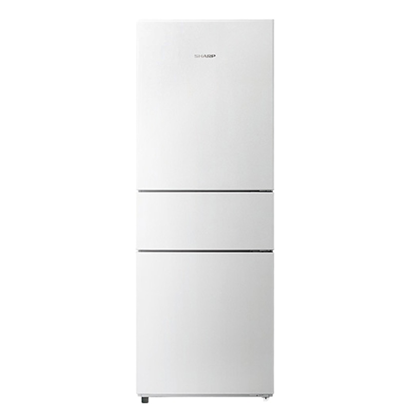 夏普(SHARP) 三门变频小冰箱 京品家电 风冷无霜 节能静音 282升 BCD-282WVXB-W