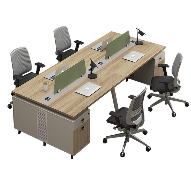 DYUANS 东原川上樱桃系列2.4米四人位办公桌E1024