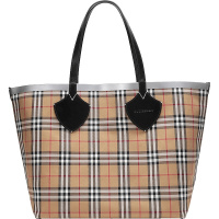 BURBERRY 博柏利 男女通用款织物The Giant双面两用手提单肩包 80064741