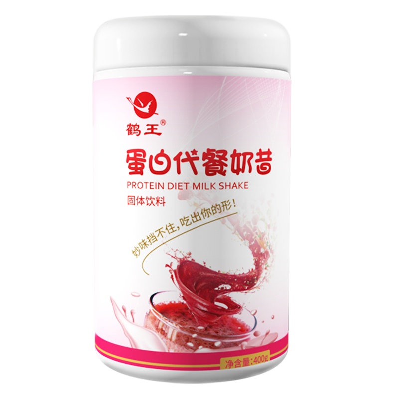 鹤王蛋白奶昔代餐粉饱食丰富蛋白奶茶断食低脂低糖代餐