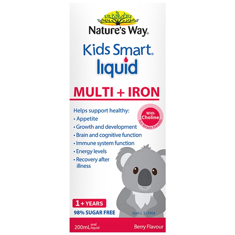 Nature’s way佳思敏复合维生素补充铁元素营养液200ml