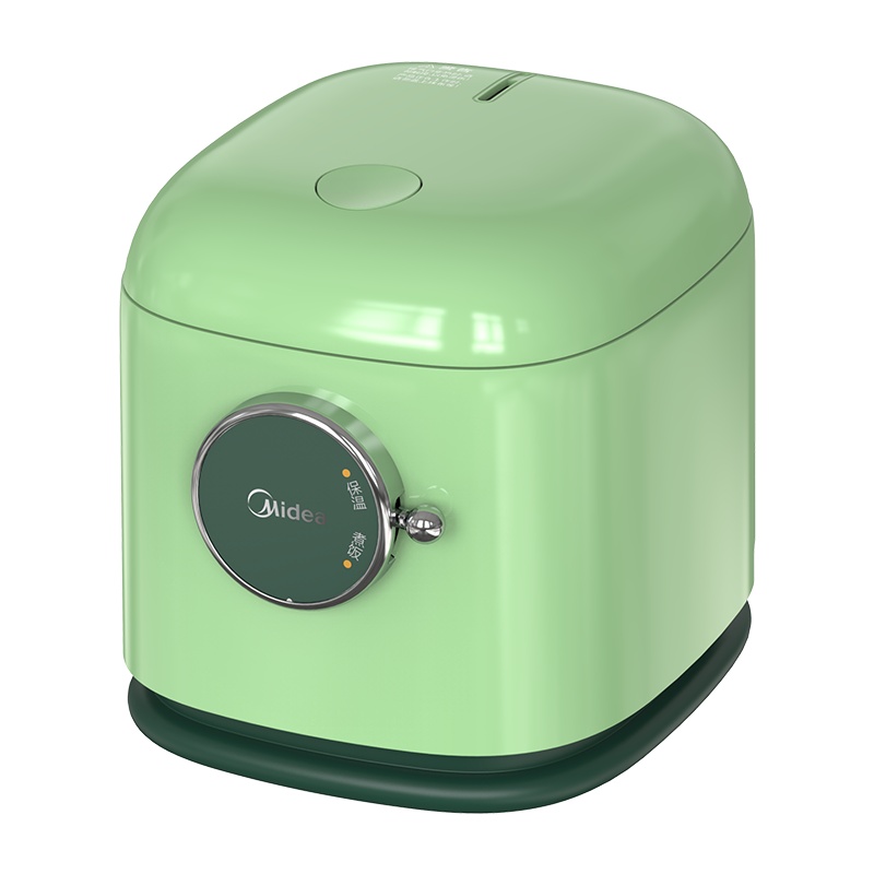 美的(Midea)电饭煲1.2L家用小型迷你智能萌趣2-3人黑晶内胆自营电饭锅煮饭煲煮饭锅MB-FB12Q1-418C