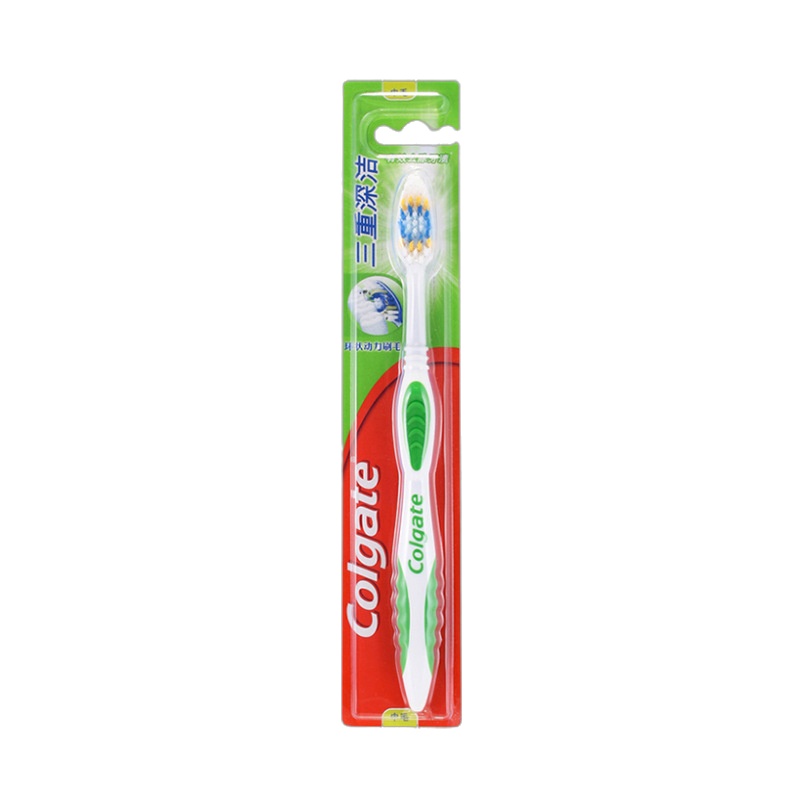 高露洁(Colgate) 高露洁/Colgate 三重深洁中毛牙刷清新单支装 企业定制