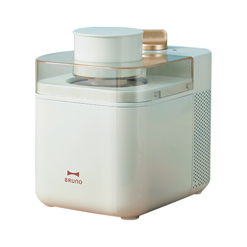 日本bruno冰淇淋机家用小型自动制作水果酸奶儿童冰激凌机雪糕机薄荷绿